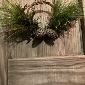 very small grapevine wreath